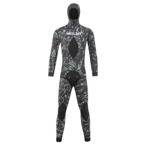 Nouvelle combinaison de plongée en néoprène 3MM pour homme, <span class=keywords><strong>ensemble</strong></span> thermique à capuche en deux pièces pour la plongée libre, le surf et la natation - Product Image 2