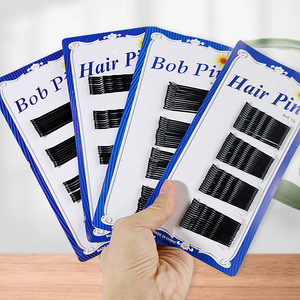 Accesorio de Peinado para Mujer, Clip Invisible de Alambre de Acero Negro Multiusos y Pasador de Una Línea para Ondas - Product Image 5