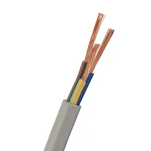 CE&VDE certified cable H03V2V2-F 3*0.75mm power line electrical wire copper core wire