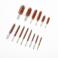 Kit de nettoyage universel pour armes à feu, 58 pièces, avec brosse en fil de laiton et brosse en nylon pour l'entretien des fusils, pistolets et fusils à pompe