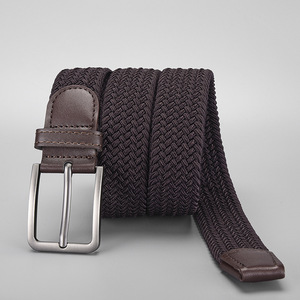 <span class=keywords><strong>Ceinture</strong></span> tressée extensible unisexe en gros pour OEM, <span class=keywords><strong>ceinture</strong></span> de golf décontractée <span class=keywords><strong>élastique</strong></span> avec <span class=keywords><strong>boucle</strong></span> métallique, <span class=keywords><strong>ceinture</strong></span> en sangle non entièrement réglable - Product Image 2