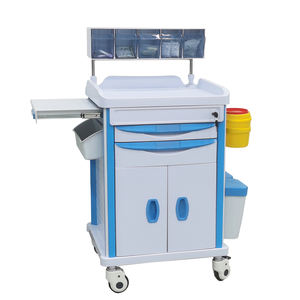 하이 퀄리티 의료 병원 ABS 응급 의료 트롤리 병원 사용 의학 트롤리 카트 - Product Image 4