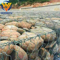 Rouleau de fil de fer galvanisé enduit de PVC pour gabion, maille hexagonale, mur de soutènement, service de découpe inclus