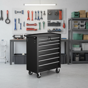 Boîte à outils professionnelle pour mécanicien, armoire de rangement en métal, chariot à outils avec tiroir - Product Image 5