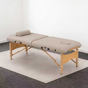 Table de massage pliable, lit de thérapie manuel Tuina, lit portable pour moxibustion, broderie, tatouage et esthétique - Product Image 1