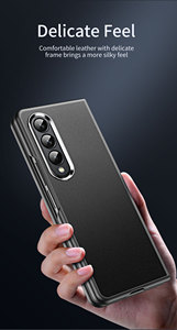 Funda de cuero plegable para teléfono móvil inteligente, carcasa de piel sintética para samsung galaxy z <span class=keywords><strong>fold</strong></span> <span class=keywords><strong>4</strong></span> y 3 - Product Image 5