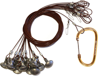 Ensemble de pêche durable Texas Rig de 4 pieds et 6 onces pour leurres de canard, conçu pour une chasse efficace au canard en extérieur