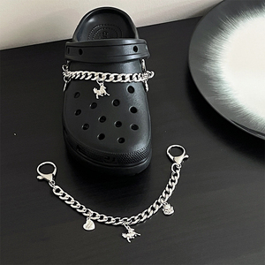 Chaînes en métal Offre Spéciale or argent pour sabots perles en métal décoration de diamant femmes hommes chaînes de chaussures breloques de chaussures décorations de chaussures - Product Image 3