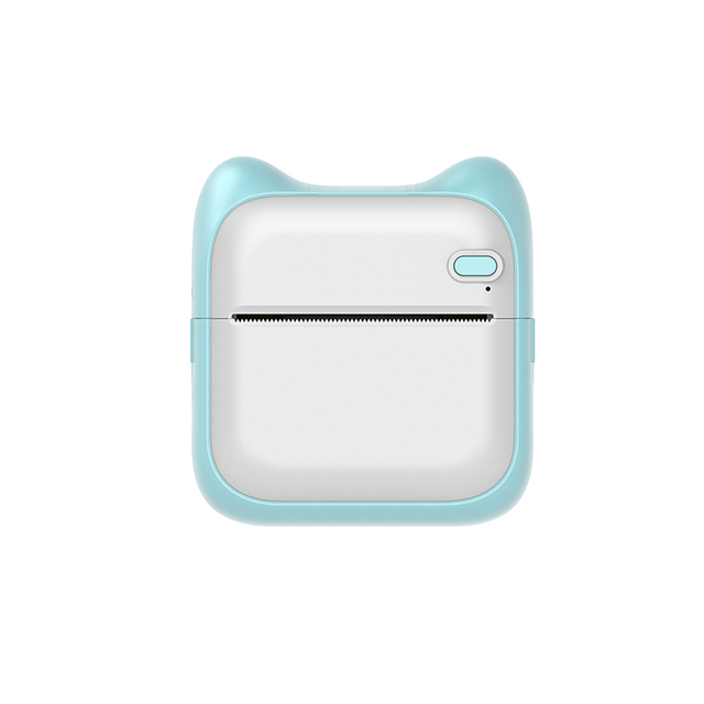 Portable Thermal Printer Mini Cat Print Photo Pocket Thermal Label Printer 58mm Printing Wireless Android Ios Printers
