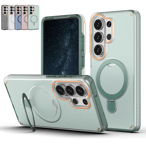 כיסוי מגנטי לסמסונג S26 אולטרה עם מעמד, TPU+PC עם טבעת אחיזה, עמיד בפני זעזועים, לכיסוי טלפון נייד לסמסונג גלקסי S26 אולטרה - Product Image 1