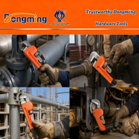 Clé à tuyau universelle réglable de haute qualité, robuste, OEM, pour bricolage, métrique, vente directe, outils à main, clé dynamométrique
