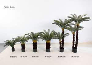 ต้นสาคูจีนต้นปาล์มบอนไซไซประดิษฐ์ต้นสาคูกระถางปลูกต้นไม้ประดิษฐ์คุณภาพสูง - Product Image 6