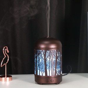 Diffusore di Oli Essenziali in Metallo da 100ml, Stile Vintage Oro Caffè, Diffusore a Ultrasuoni a Nebbia Fredda per Casa e Camera da Letto - Product Image 6