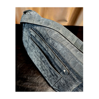 Sac à bandoulière en cuir de crocodile véritable de style mode personnalisé de haute qualité pour hommes