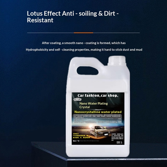 Car Nano Crystal Coating Agent Liquid Glass Coating Spray Genuine Paint Protection Gold Set Seal Glaze Wax