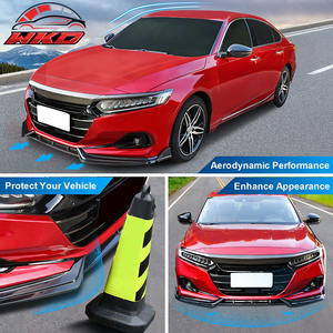 Protector de Parachoques Delantero para Honda Accord 2021-2022, Estilo IKON V1, 3 Piezas, Impresión de Fibra de Carbono, Difusor, Protector de Mentón - Product Image 4