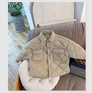 Veste en coton à manches longues pour garçons, nouvelle collection 2026, veste d'hiver imprimée avec poches et rembourrage R pour enfants - Product Image 5