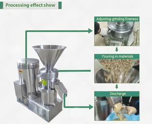 Machine entièrement automatique à <span class=keywords><strong>beurre</strong></span> de cacahuète et noix de lait avec moteur Capacité de 100 kg/h Matières premières de maïs/fruits 110V/220V/380V - Product Image 5