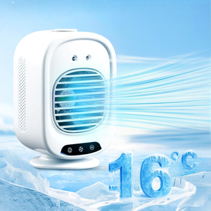 STELLAR Ice Mist Intelligent Air Conditioner <b>Fan</b> Fast Cooling <b>Standing</b> Spray Charging Desk <b>Fan</b> Leafless Bladeless 11,899 BTU/h - Product Image 1