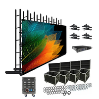 Layar LED Tahan Air Luar Ruangan 10x12ft untuk Sewa, Panel Tampilan Video Wall Acara Panggung Luar Ruangan