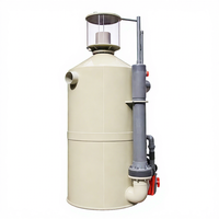 Écrémeur de protéines PP haute performance Cowater CW-PS-120, débit d'eau 120m/h, boîtier de contrôle, débitmètre d'air, pompe à eau de mer pour aquarium