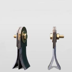 Lame de <span class=keywords><strong>broyeur</strong></span> à marteaux droite de 105 mm de long, 50 mm de large et 5 mm d'épaisseur, pièce de rechange pour tondeuse et <span class=keywords><strong>broyeur</strong></span> d'aliments - Product Image 5