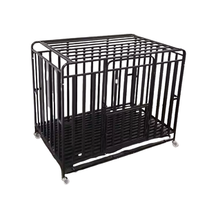 Ferforje sanat özel Pet House kafes <span class=keywords><strong>Husky</strong></span> açık çift kapı kulübesi kedi köpek Pet evrensel muhafaza - Product Image 4