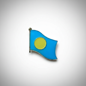 GREPAS GIFTS Pin de Solapa de 1 Pulgada con Bandera de <span class=keywords><strong>Palau</strong></span>, Pin Patriótico Mundial para Sombrero y Solapa - Product Image 1