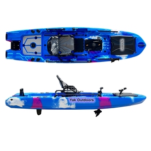 Nuevo Kayak de 2 Personas con Casco de PC y Motor, con Grandes Escotillas para Surf y Pesca en Ríos, Casco de PE Diseñado para la Mayor Duración - Product Image 4