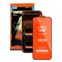 Protection d'écran de téléphone portable en verre trempé Og Clear Vision Touch Film, colle complète, plus résistante, moins chère, pour Tecno