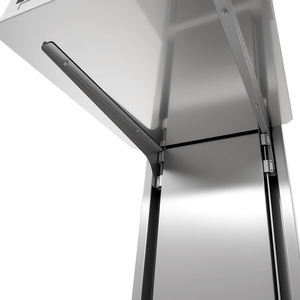 Commercial Stainless Steel Elevating Cart with <b>Foldable</b> Side Table, Mobile Kitchen Equipment <b>Trolley</b> with Wheels - Product Image 6