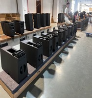 Système de sonorisation pour concerts en plein air GMK Pro Audio 208 Double 8 pouces, système de ligne acoustique à deux voies, équipement sonore/amplificateurs/haut-parleurs