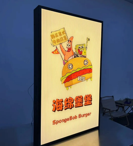 Led ánh sáng hộp khung nhôm hồ sơ treo treo thức ăn nhanh Bảng Menu hiển thị 12V nhà hàng trong nhà quảng cáo LED khung - Product Image 4