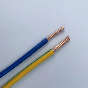 Conductor de cobre retardante aislado de PVC al por mayor cable eléctrico trenzado