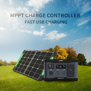 Công Suất Lớn 921wh-5376wh Ngoài Trời Cung Cấp Điện Với Máy Nén Khí Năng Lượng Mặt Trời Bảng Điều Khiển Cho Điện Thoại Di Động Cắm Trại Di Động Điện Trạm 300W - Product Image 2