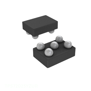 ชิ้นส่วนอิเล็กทรอนิกส์6 ufbga, DSBGA IC REG Linear wscp การจัดการพลังงาน (PMIC) ดั้งเดิม TPS72023YZUR - Product Image 1