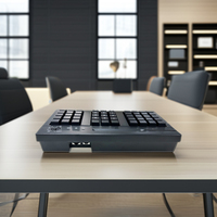 Teclado USB Programable Mini KB50MS/D con Lector de Tarjetas Magnéticas Profesional para Caja Registradora POS