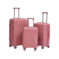 Nouvelle valise à roulettes universelle à 360 degrés 20 24 28 pouces ABS,PC,PP ensemble de 3 pièces valise à roulettes de voyage avec serrure TSA
