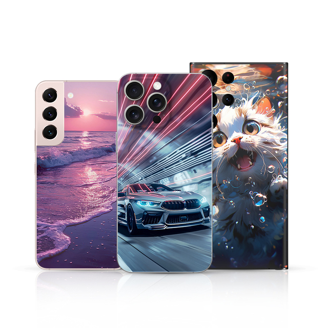 Factory Wholesale Customizable Printer PVC Materials Film Sheets Back Skin Sticker for Mobile Phone Use