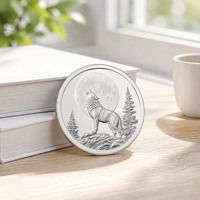 Pièce commémorative en cuivre pur 999 de 1 oz, design personnalisé, en gros, pour collectes de fonds caritatives, cadeaux et cérémonies de récompense des bénévoles