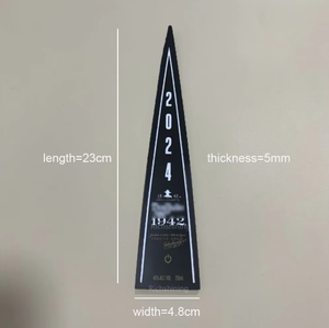 RICHSHINING fábrica al por mayor logotipo personalizado luminoso <span class=keywords><strong>whisky</strong></span> EL etiqueta botella de champán EL pegatina para Bar decoración de exhibición de vino - Product Image 3