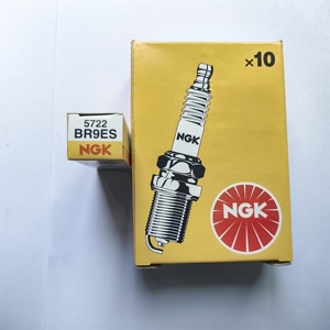 Busi Motor NGK Berkualitas Tinggi untuk Sistem Mesin Otomatis 5722 BR9ES untuk Kawasaki KDX250SR, KDX250/R, KR-1 250CC - Product Image 2