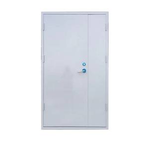 Porte coupe-feu en acier isolante thermiquement et anti-fumée, à ouverture latérale, pour passage de conduite, certifiée (une porte, un certificat) - Product Image 1