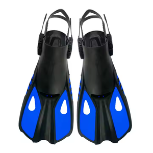 Aleta DE BUCEO cómoda con tacón abierto para adultos, correa ajustable, precio al por mayor, aleta flotante corta, <span class=keywords><strong>aletas</strong></span> de buceo para entrenamiento personalizado - Product Image 2