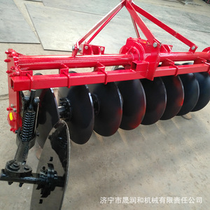 Disc Plough 4 Row Red Farm <b>Cultivator</b> For Water Field Deep Tillage - Product Image 2