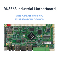 Motherboard Kontrol Industri RK3568, Mainboard Tertanam untuk Otomasi, Gateway IoT, Komputasi Tepi, ODM, OEM