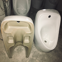 Kloset Pria WC Toilet Kamar Mandi Kartun Anak Urinal Pintar Tanpa Air Sistem Siphon Urin Sensor Mangkuk Urinal Katup Sistem Siram Tiup