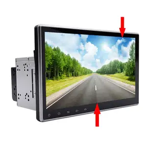 Universale 10.1 ''2 Din Car Monitor TV Touch Screen rotante 1 Din Android autoradio lettore DVD per auto con Apple Carplay