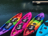 Caiaque De Pesca, asiento alto, Kayak De canoa, Kajak, 2 personas, venta al por mayor