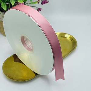 Double Sided Shiny Satin <b>Ribbon</b> Durable Material For Bouquet And Event Styling - Product Image 5